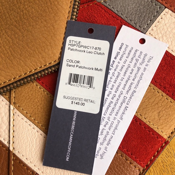Rebecca Minkoff Leo Patchwork Leather Clutch - Picture 10 of 10